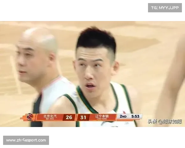 辽宁队付豪连续得分，一度追平青岛